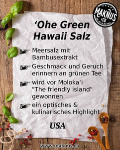 Ohe Green Hawaii Salz Infoblatt